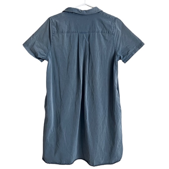 Norse Projects Dida Denim Shirt Dress Short Sleeve Blue Relaxed Casual Womens 38 - Picture 2 of 8